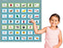 Teacher Created Resources 7 Pocket Chart, Calming Blue (28" x 28") (TCR20101)