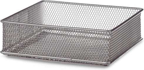 Design Ideas Mesh Drawer Store, Silver, 6 by 6-Inch