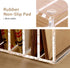 SANRUI Clear Desk Mail Organizer, 9 Compartments Acrylic Document Sorter, Multifunction Letter Folder Racks for Office