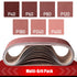 21 Pack 3×18 Inch Belt Sander Sanding Belt, Aluminum Oxide Paper Assortment for Knife Sharpening