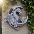memeyou Dragon Tree Hugger Solar Magic Orb Garden Statue Dragon Solar LED Lights Decor Sun Moom for Your Patio Balcony