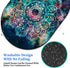RVHOEZZM Set, Personality Mouse Pad with Coaster Colorful Mandala Fashion Design Mouse Pad Non-Slip Rubber Gaming Mouse