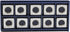 Square Carbide Inserts 15mm - Woodworking Carbide Cutters Insert (15X15X2.5mm) Pack of 10