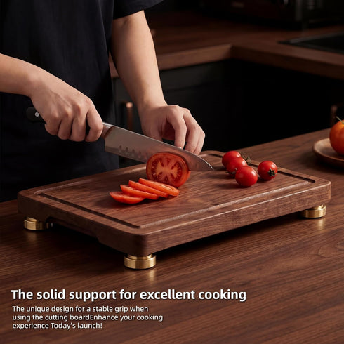 Fuyulacom 8 1.18 0.39 Inch Pcs Brass Cutting Board Feet Non Slip Silicone Feet for Cutting Board with Nonslip Pads x