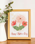 TRIDECOR 5"7" 350gsm Mothers Day Card from Daughter, Son, Kids Folded Greeting Card with Envelope & Sticker Sweet