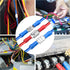 140Pcs Crimp Connectors Kit, Red/Blue Insulated Male & Female Spade, Ring, Fork (U-Type) Wire Terminals, Electrical