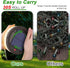 4 1 42ft 3600mAh 8 Camping String Light in Retractable Solar /USB Rechargeable Waterproof Hanging Outdoor Camping