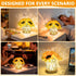 3-Colour Dimming 2 Handmade Sunflower Lamp, Rechargeable Cordless Touch Table Lamp, Infinitely Small Night Light