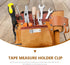 10pcs jojofuny Metal Tape Measure Clips Tool Belt Attachments Tape Measure Holder for Workbench and Van Storage
