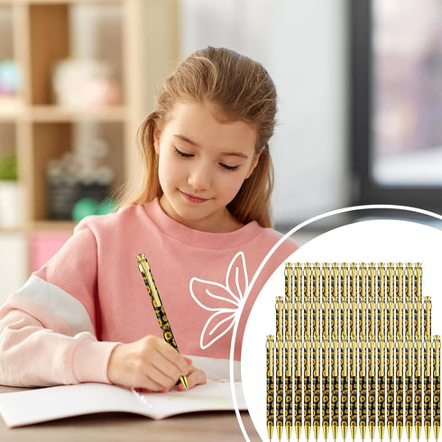 56 1.0 mm Yexiya Pieces Sunflower Pens Ballpoint Click Ball Pens Reusable Retractable Journaling Sunflower Party Favors