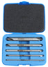 Accusize Industrial Tools 5 pc H.S.S. M2 Long Series Center Drill Set, 4'' OAL, 3560-1001