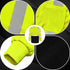 Safety Shirts for Men Class 3 High Visibility Long Sleeve Construction Work Shirts with Black Bottom, Hi Vis Reflective