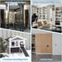 PercyEffie 200Lb Doors,360 Pivot Hinge Heavy Duty for Max Wood Door,Hidden Door Hinge for Secret Degree Rotation,Pivot