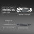 Folding Pocket Knife for Men, 3-in-1 Multitool Switch Blade with Push Button, Tactical EDC Knife