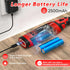 8V 2.5 122 5-Speed SHALL Cordless Rotary Tool Kit, Lightweight Ah Battery Rechargeable Dog Nail Grinder w/ Accessories