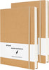 XYark Blank A5 Kraft Notebook Journals Bulk, 2 Pack, 120GSM, 102 Sheets, 5.5x8.3 inch Travel Journal