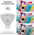 Simba Lighting LED MR16 3.5W 12V Light Bulb - 6 Pack 20W Halogen Replacement for Landscape, Accent, Track Lights