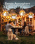 2.3''x2'', Pack 6 Homemory Solar Candles Outdoor Waterproof, Dusk to Dawn Outdoor Lighting, Reusable LED Tea Light