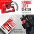SHALL Light Duty Staple Gun, Red Upholstery Stapler with 1600pcs JT21 Staples for Crafts and DIY Decoration