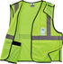 Ergodyne GloWear 8216BA ANSI High Visibility Breakaway Reflective Safety Vest, Lime, Small/Medium, ID Badge Holder