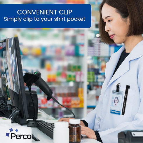 Perco Counterfeit Money Detector Pen - Easy to Use and Reliable Universal Currency Fake Bill Checker