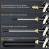 High Volume Air Blow Gun, Brass Adjustable Nozzle, 2 pcs Steel Extensions, 13.7 Inch Universal Blow Hose