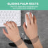 YBEATY 2 Pcs Ergonomic Mouse Wrist Rest Support Palm Rest Pad Carpal Tunnel Support Release Pressure on Hands Glid