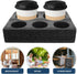2.76X9.06X2.76 Inches Cup Holder Carrier Foam Tray for Takeout Beverages Milk Tea Coffee Drink Storage