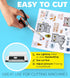 95% 20 8.5x11 Clear Sticker Paper for Inkjet Printer and Laser Sheets, Transparent Sticker Paper, Printable Vinyl