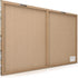 Navaris Magnetic Dry Erase Board 16 x 24 inches, Decorative White Board with 5 Magnets and Marker - Stone Wall