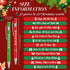 Qilery 48 Pcs Christmas Pens Bulk, Black Ink Stylus Tip, Xmas Holiday Ballpoint Novelty Funny Pens for Coworkers Gifts