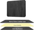 YSAGi Hard Mouse Pad,Ultra Thin Wood-Textured PU Leather Mouse Mat,Waterproof Non-Slip Rubber Base Mousepad