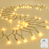 cshare String Lights Outdoor Waterproof 9.8ft 30 LED, Warm White Fairy Lights Battery