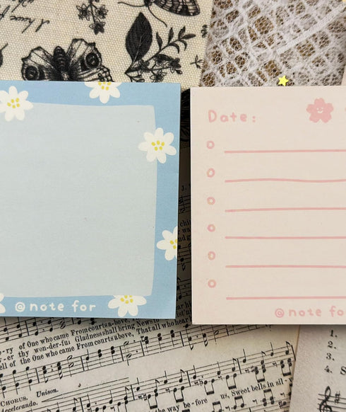 Sticky Notes 200 Sheets, 3 x 3 Inch, 2 Memo Pad Patterns, Self-Stick Pastel Pads, Easy to Post for Teachers Home Office