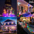 6 Pack 240FT 600 8 KENTA Solar Christmas Lights Outdoor LED Solar String Lights with Lighting Modes Waterproof Fairy