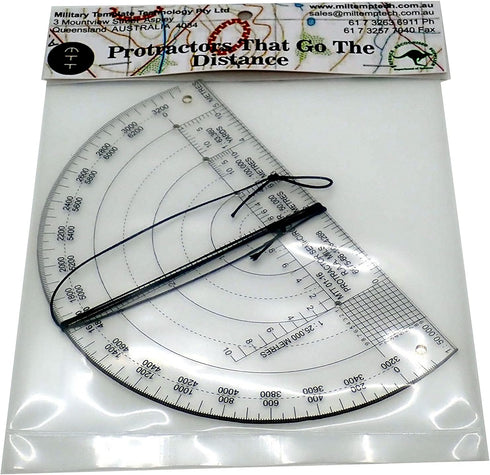 Official Australian Army Military Protractors for Accurate Mapping