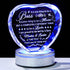Enjinkail Laser Engraved Boss Appreciation Gifts for Men Women Heart Shape Crystal