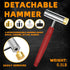 Set, Hammer, BESTNULE Roll Pin Punch Punch Tools, Made of Solid Material Including Steel Punch and Ideal for Machinery