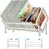 ENCIMART Tabletop Bookshelf Organizer, Adjustable Desk Shelf for Top of Desk in