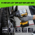 1/2" Set, 9-Piece 6-Point, 29mm, 30mm, 31mm, 32mm, 33mm, 34mm, 35mm, 36mm,38mm Drive Impact Socket Metric Deep Axle Nut