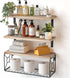 Amada Bathroom Shelves Over Toilet with Storage Basket, Floating Wall Shelf for