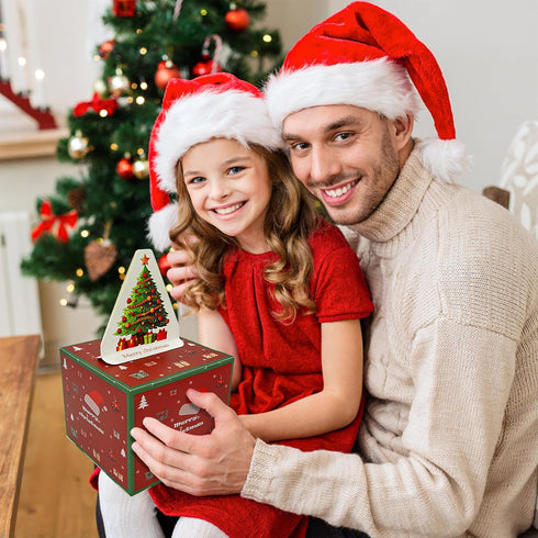 FERGONO Set Money Box for Cash Gift Pull, Merry Christmas Money Gift Box Surprise Gift Box Pull Money Box Money Holder