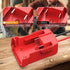 2PCS Power Wheel Battery Adapter for Milwaukee M18, 18V Battery Adapter Kit, 12 AWG Wire with Fuses