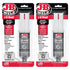 J-B Weld Original Steel Reinforced Epoxy Syringe, Dark Grey, High Strength, 2 Pack, 50165-2