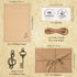 Vintage Stationary Paper and Envelopes Set, Includes 20 Sheets of Vintage Letter Papers and 10 Envelopes