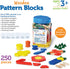 Learning Resources Wooden Pattern Blocks - Educational Toys and Tangram Puzzle Manipulatives for Kindergarten, Early
