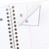 Mead Spiral Notebooks, 6 Pack, 1-Subject, Wide Ruled Paper, 8" x 10-1/2", 70 Sheets, Assorted Pastel Colors (930050-ECM) by Mead