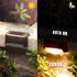 16 Pack GIGALUMI Led Solar Deck Lights, Waterproof for Outdoor Stairs, Step, Fence, Railing, Yard and Patio (Warm
