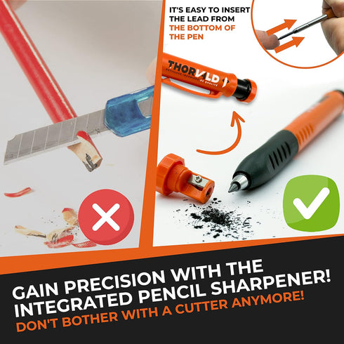THORVALD 6-in-1 Carpenter Square, 7 inch Multi-Purpose Tools: Wrench, Square, Protractor, Ruler, Marking Gauge