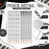 Music Pencils, Music Note Pencil with Themed Erasers, Bulk Keyboard Fun Pencils, 96 Pcs